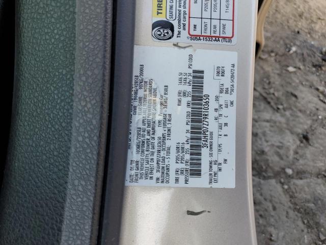 Photo 11 VIN: 3FAHP07Z79R103650 - FORD FUSION SE 