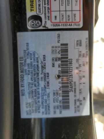 Photo 11 VIN: 3FAHP07Z87R221803 - FORD FUSION 