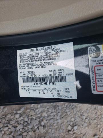 Photo 11 VIN: 3FAHP07Z98R131285 - FORD FUSION SE 