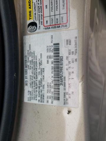 Photo 11 VIN: 3FAHP07Z99R187003 - FORD FUSION SE 