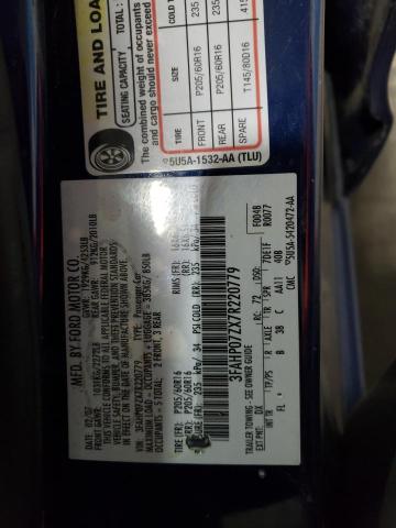 Photo 11 VIN: 3FAHP07ZX7R220779 - FORD FUSION 