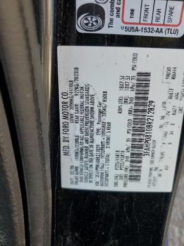 Photo 11 VIN: 3FAHP08108R212829 - FORD FUSION SEL 