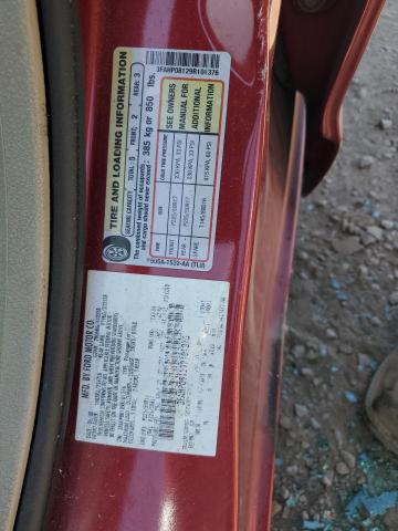 Photo 12 VIN: 3FAHP08129R101376 - FORD FUSION SEL 