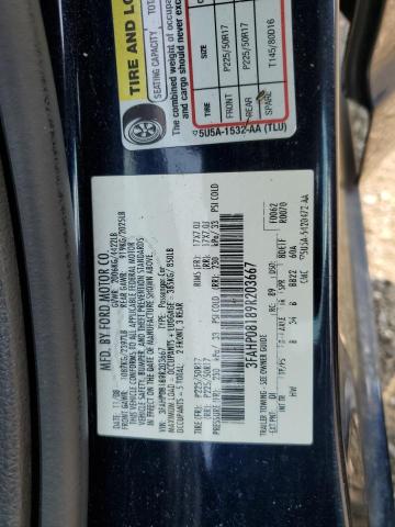 Photo 11 VIN: 3FAHP08189R203667 - FORD FUSION SEL 