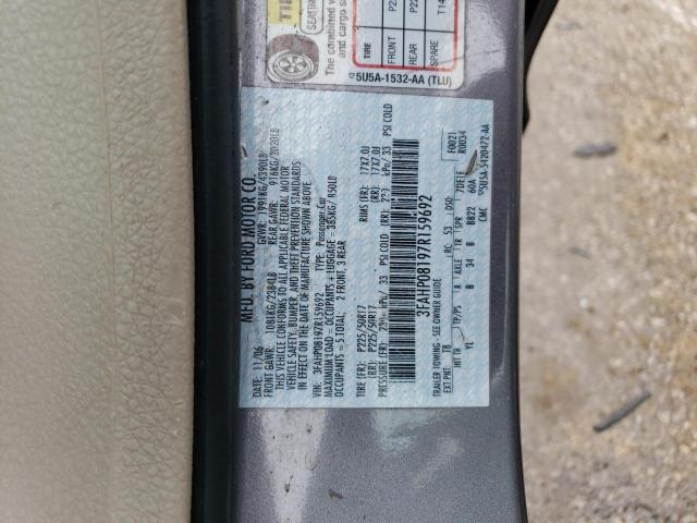 Photo 11 VIN: 3FAHP08197R159692 - FORD FUSION 