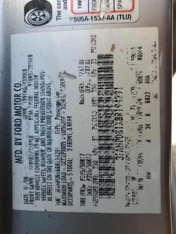 Photo 11 VIN: 3FAHP081X8R194291 - FORD FUSION SEL 