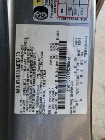 Photo 11 VIN: 3FAHP081X9R200656 - FORD FUSION 