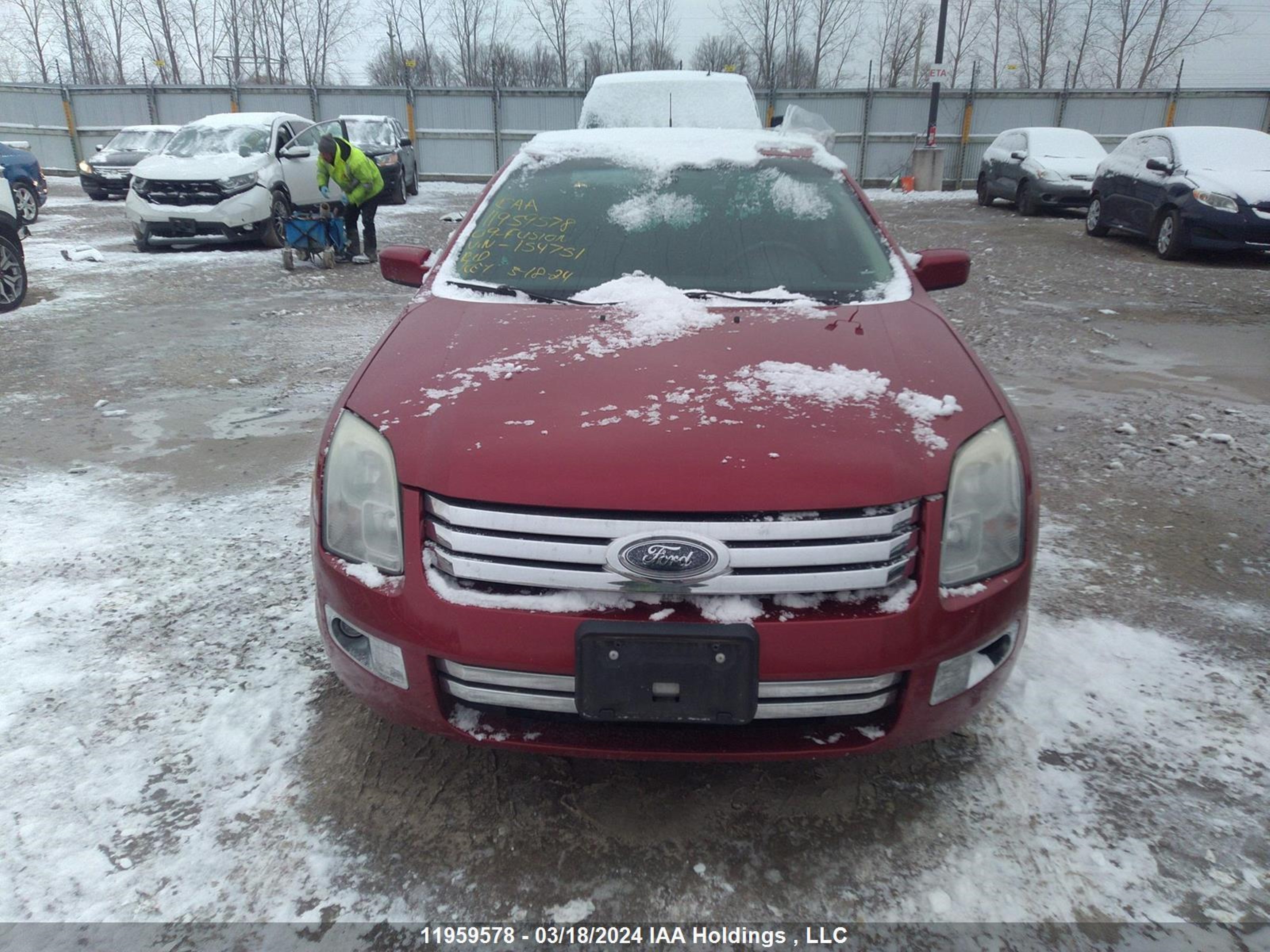 Photo 11 VIN: 3FAHP08Z69R154751 - FORD FUSION 