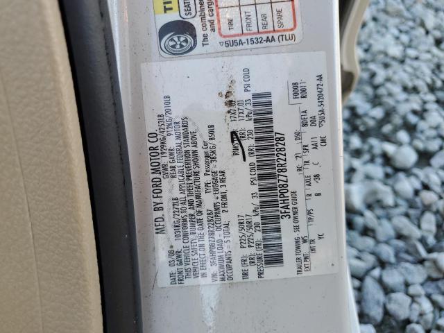 Photo 11 VIN: 3FAHP08Z78R228287 - FORD FUSION 