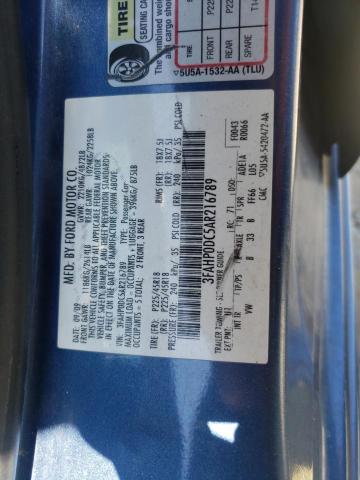 Photo 9 VIN: 3FAHP0DC5AR216789 - FORD FUSION SPO 