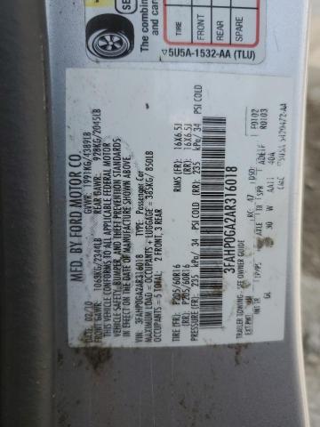 Photo 12 VIN: 3FAHP0GA2AR316018 - FORD FUSION 