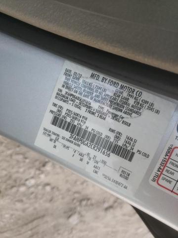 Photo 9 VIN: 3FAHP0GA2CR291656 - FORD FUSION S 