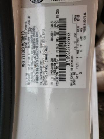 Photo 12 VIN: 3FAHP0GA3BR239953 - FORD FUSION S 