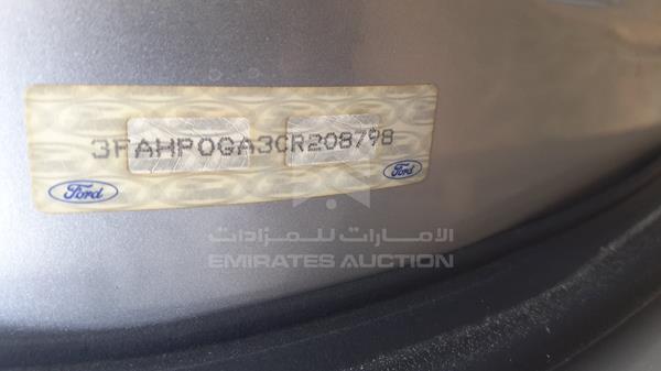 Photo 1 VIN: 3FAHP0GA3CR208798 - FORD FUSION 