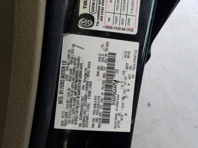 Photo 9 VIN: 3FAHP0GA4CR217803 - FORD FUSION S 