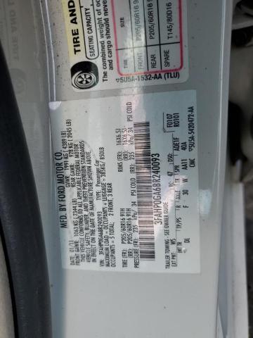 Photo 12 VIN: 3FAHP0GA6BR240093 - FORD FUSION S 