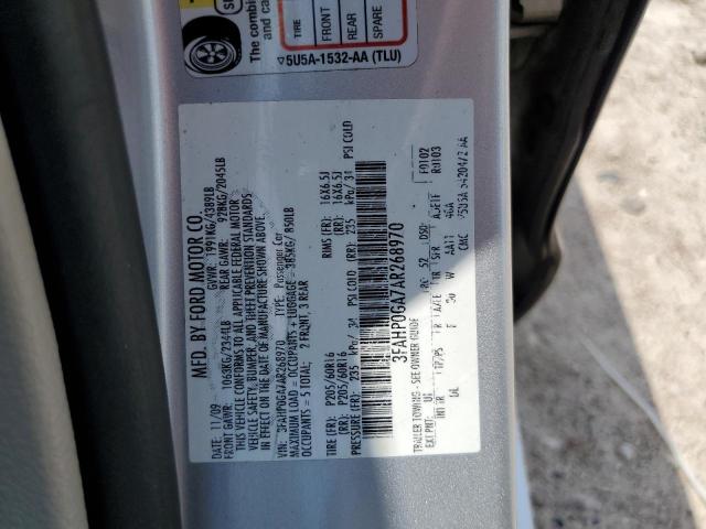 Photo 11 VIN: 3FAHP0GA7AR268970 - FORD FUSION S 