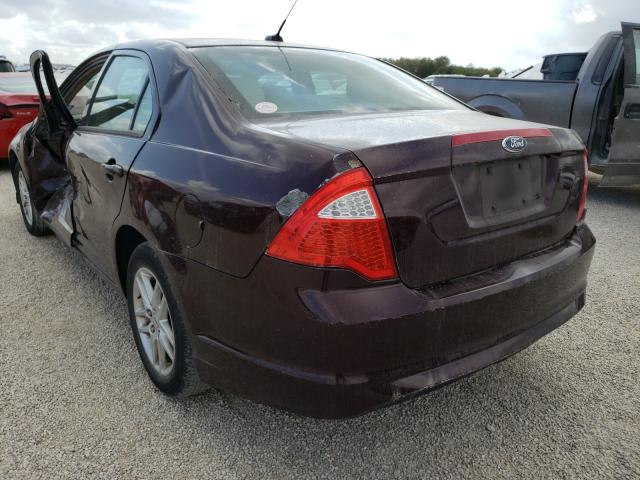 Photo 2 VIN: 3FAHP0GA9BR309505 - FORD FUSION S 