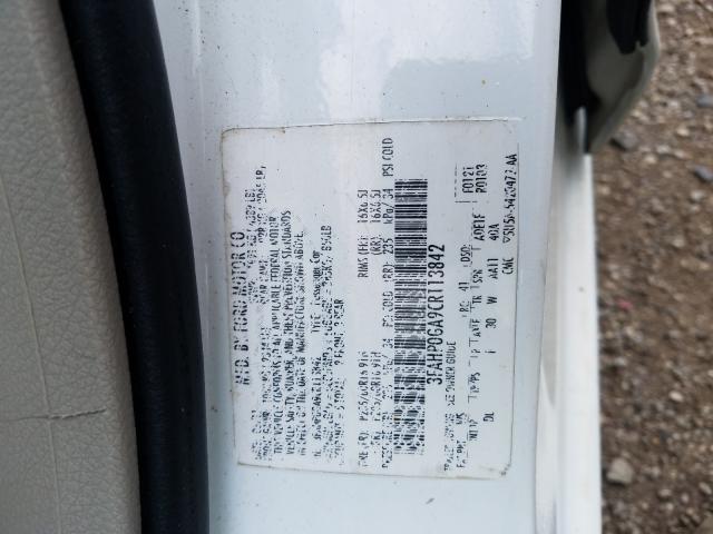 Photo 9 VIN: 3FAHP0GA9CR113842 - FORD FUSION S 