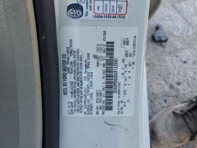 Photo 11 VIN: 3FAHP0HA0AR162441 - FORD FUSION SE 