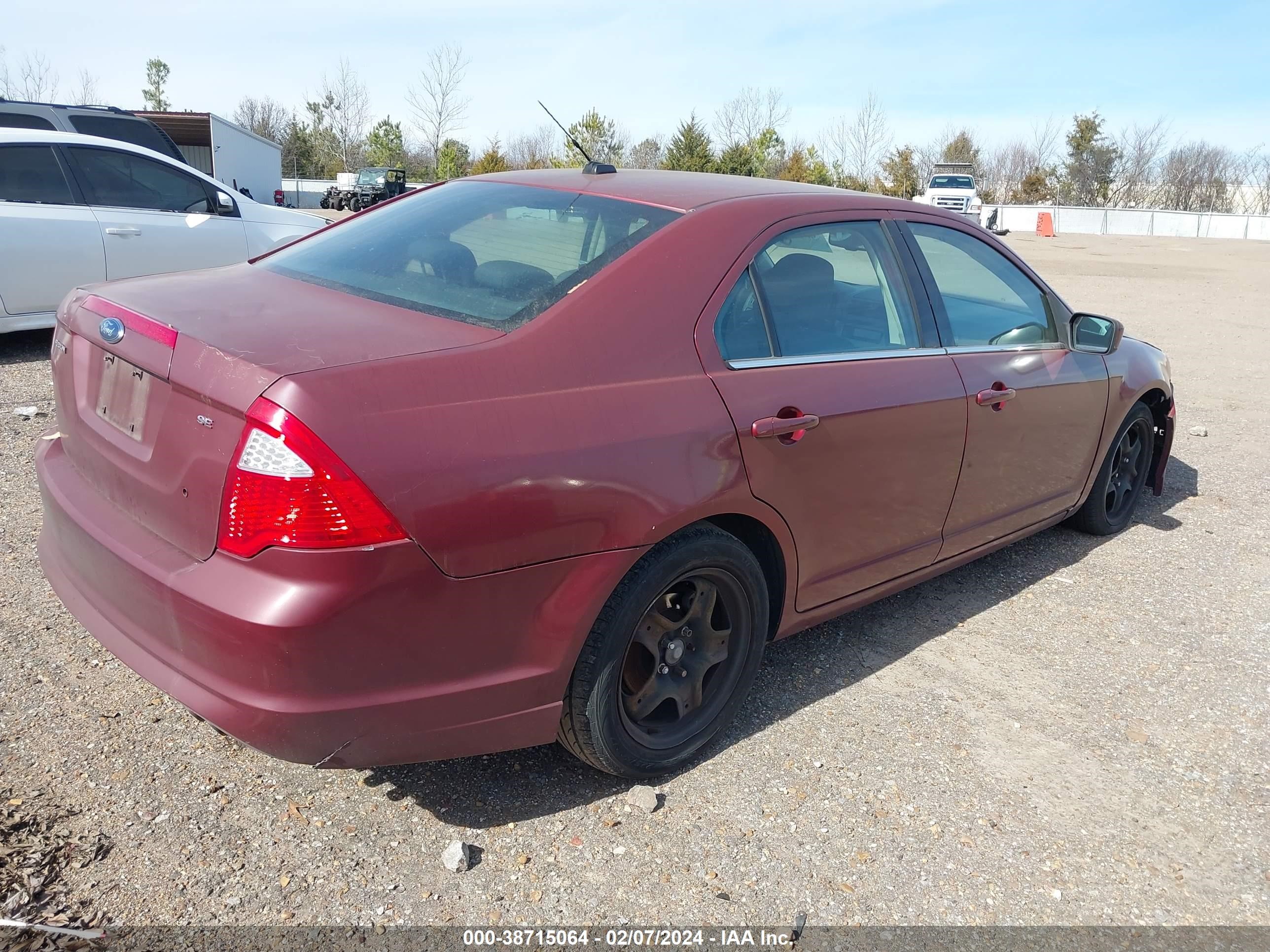 Photo 3 VIN: 3FAHP0HA0AR223965 - FORD FUSION 