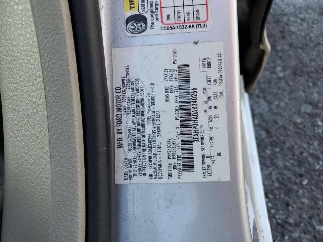 Photo 11 VIN: 3FAHP0HA0AR340266 - FORD FUSION SE 