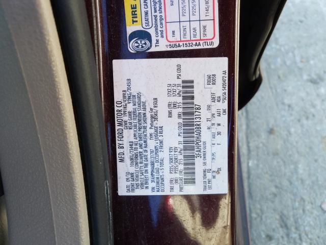 Photo 9 VIN: 3FAHP0HA0BR131787 - FORD FUSION SE 