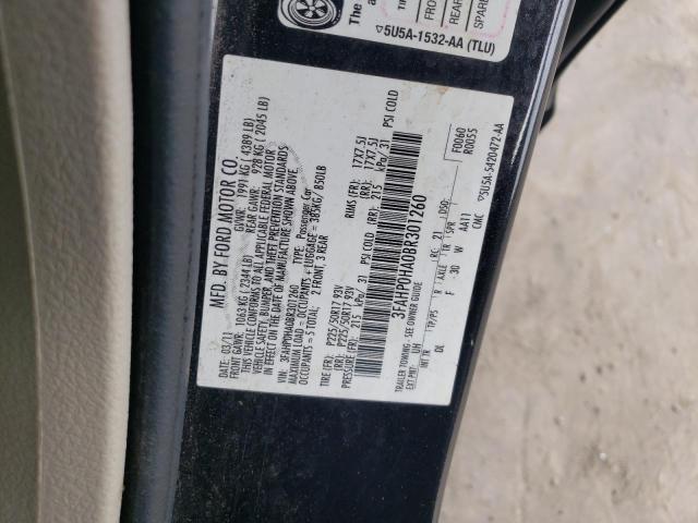 Photo 11 VIN: 3FAHP0HA0BR301260 - FORD FUSION SE 