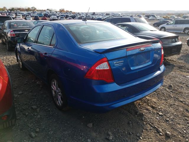 Photo 2 VIN: 3FAHP0HA0CR209325 - FORD FUSION SE 