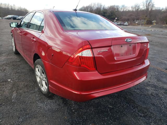 Photo 2 VIN: 3FAHP0HA0CR396596 - FORD FUSION SE 