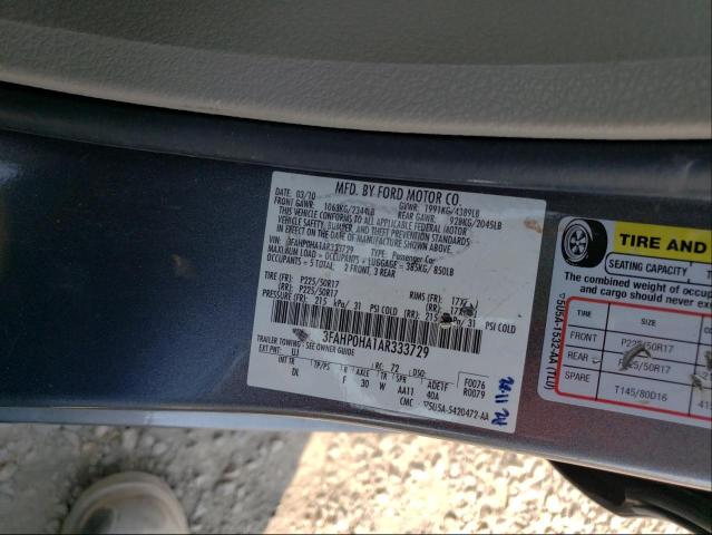 Photo 9 VIN: 3FAHP0HA1AR333729 - FORD FUSION SE 