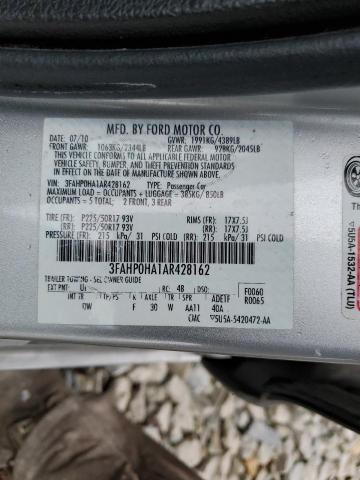 Photo 11 VIN: 3FAHP0HA1AR428162 - FORD FUSION SE 