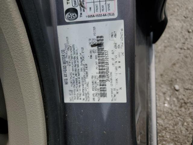 Photo 11 VIN: 3FAHP0HA1BR105327 - FORD FUSION 