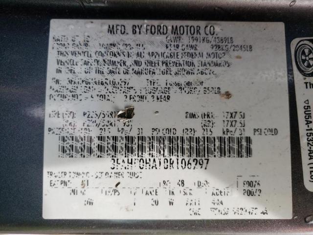 Photo 11 VIN: 3FAHP0HA1BR106297 - FORD FUSION SE 