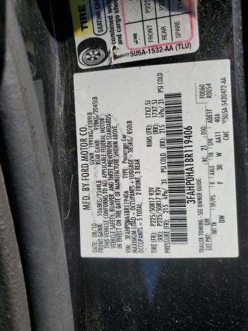 Photo 11 VIN: 3FAHP0HA1BR119406 - FORD FUSION SE 