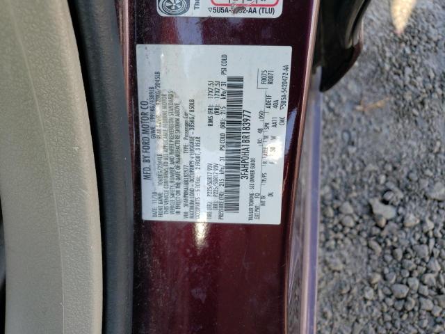 Photo 11 VIN: 3FAHP0HA1BR183977 - FORD FUSION SE 