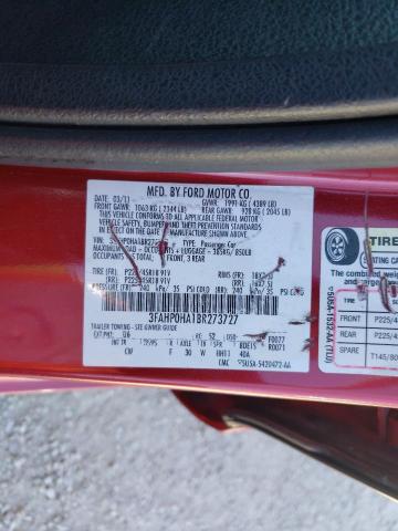 Photo 9 VIN: 3FAHP0HA1BR273727 - FORD FUSION SE 