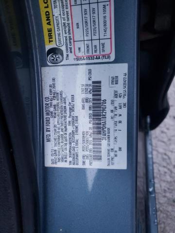 Photo 11 VIN: 3FAHP0HA1BR290706 - FORD FUSION 