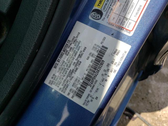 Photo 9 VIN: 3FAHP0HA2AR202809 - FORD FUSION SE 