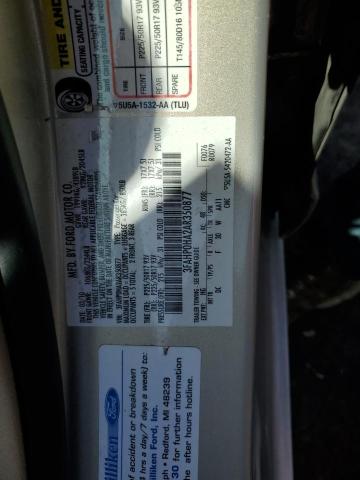 Photo 11 VIN: 3FAHP0HA2AR350877 - FORD FUSION 