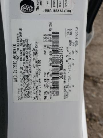 Photo 11 VIN: 3FAHP0HA2BR261876 - FORD FUSION 