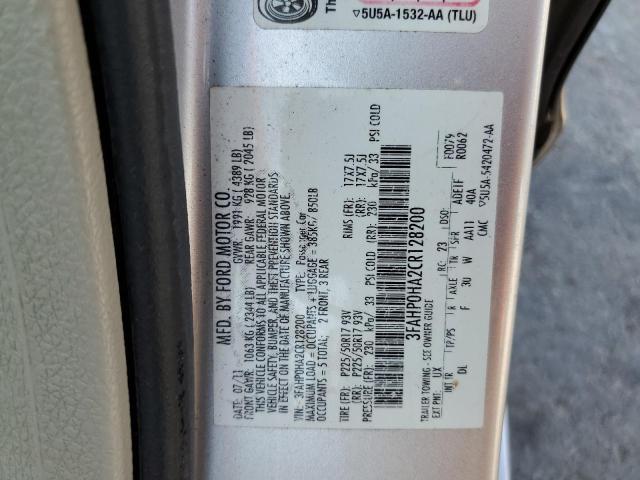 Photo 9 VIN: 3FAHP0HA2CR128200 - FORD FUSION SE 