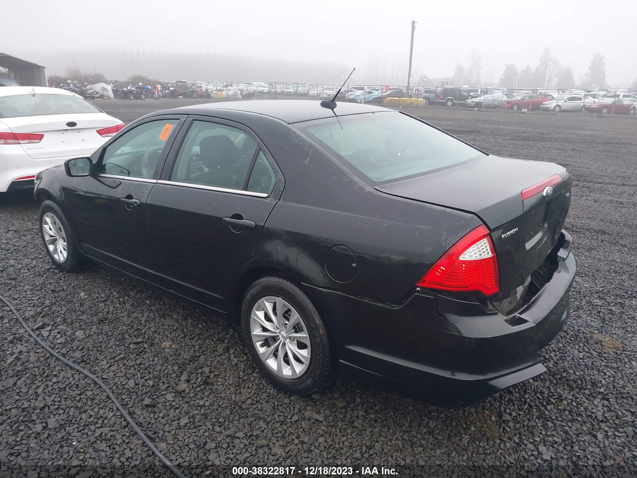 Photo 2 VIN: 3FAHP0HA2CR307305 - FORD FUSION 