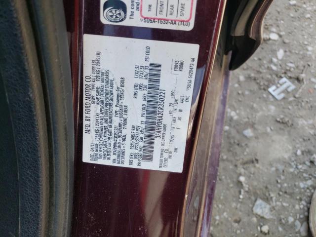 Photo 11 VIN: 3FAHP0HA2CR350221 - FORD FUSION SE 