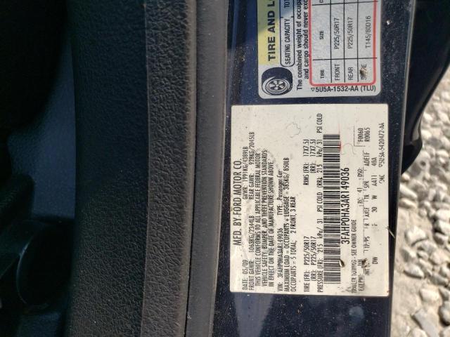 Photo 11 VIN: 3FAHP0HA3AR149036 - FORD FUSION SE 