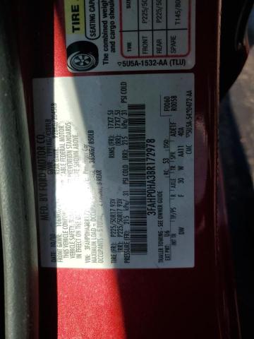 Photo 11 VIN: 3FAHP0HA3BR172978 - FORD FUSION SE 