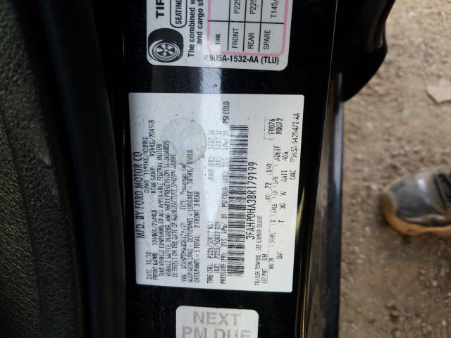 Photo 9 VIN: 3FAHP0HA3BR179199 - FORD FUSION SE 