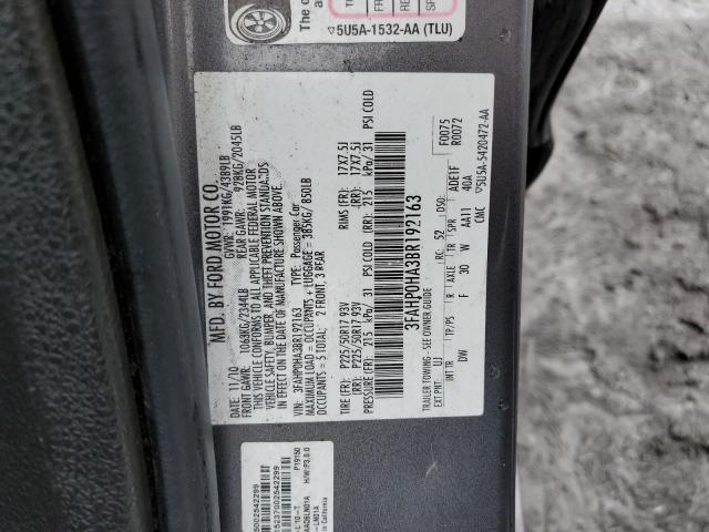 Photo 11 VIN: 3FAHP0HA3BR192163 - FORD FUSION SE 