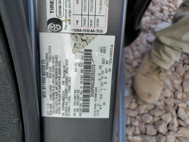 Photo 11 VIN: 3FAHP0HA3BR203310 - FORD FUSION SE 