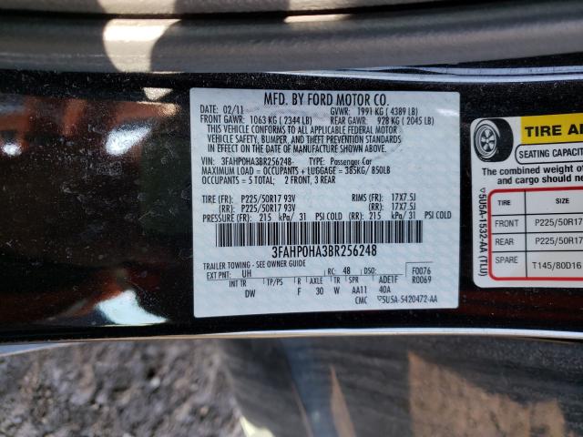 Photo 9 VIN: 3FAHP0HA3BR256248 - FORD FUSION SE 